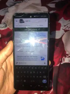 infinix smart 8 pro minus retak bagian atas