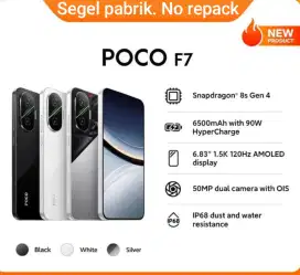 Poco F7 12/512. Baru. Segel pabrik. Garansi resmi 24 bulan