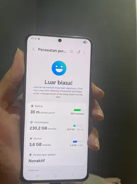 Samsung S21 5G 8/256 seperti baru