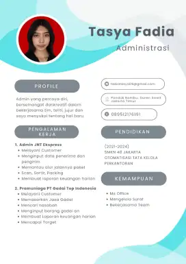 Info loker pramuniaga, admin