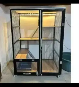 Kandang kucing aluminium