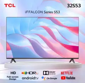 PROMO TV ANDROID 32 INCI IFFALCON BY TCL GARANSI RESMI TCL 3 TAHUN