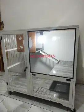 Kandang kucing aluminium