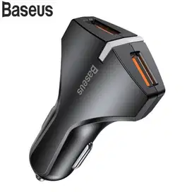 Baseus Car Charger Rocket Dual 2 Port USB QC 3.0 Quick Charge