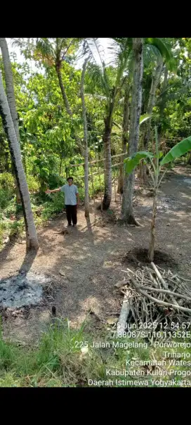 Jual tanah di pinggir sungai/ saluran air