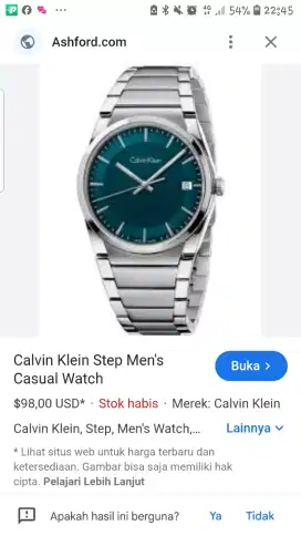 jam calvin klein original unit onli