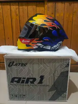 HELM JITSU AIR-1 ELEMENT + GREY DOFF XL