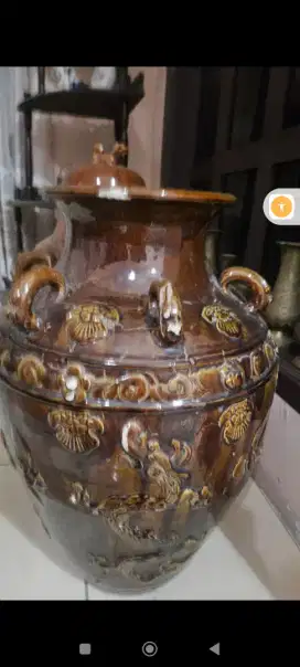 Gentong guci coklat