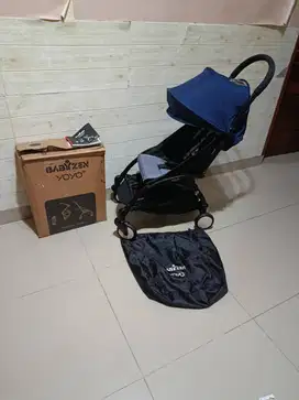 STROLLER BABYZEN YOYO AIR BLUE FRANCE LIKE NEW FULLSET