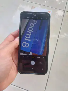 Xiaomi Redmi 8 4G Ram 4/64GB Lengkap dari baru Onyx Black BU