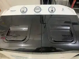 mesin cuci hisense 8kg 2 tabung