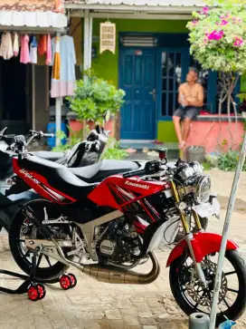 KAWASAKI NINJA SS THN 2014 MERAH FERRARI