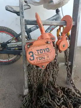 Takel 3 ton panjang rantai 10 meter