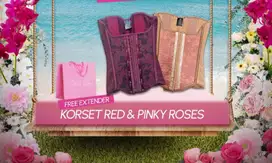 KORSET BONDLOU Bahan Fabric Mesh 23 tulang