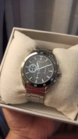 Jam Tangan Pria Seiko Solar Chronograph