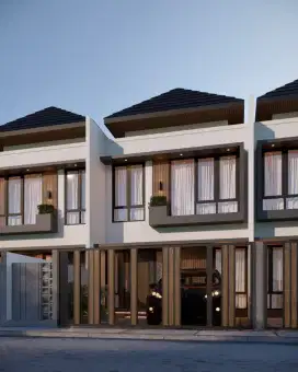 Rumah murah mewah di tengah kota strategis jalan sangat lebar