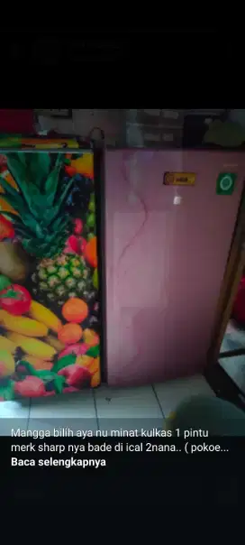 Kulkas Sharp satu pintu