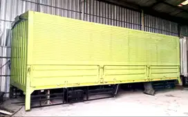 MURAH Wing Box tronton 6x2 Mercedes Benz Axor bok SUPER LONG wingbox