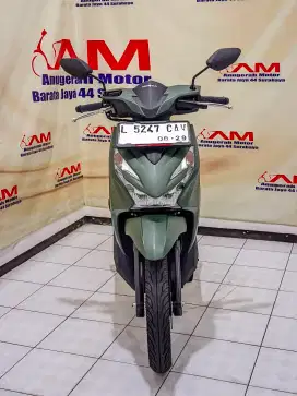 Km 4 Ribu Honda Beat Deluxe keyless tahun 2024 Hijau doff