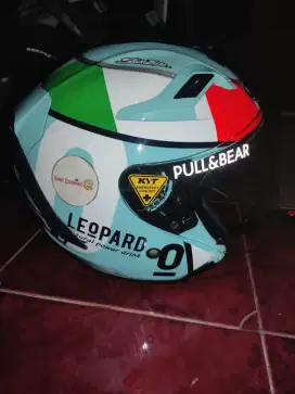 Helm KYT Leopard Blue