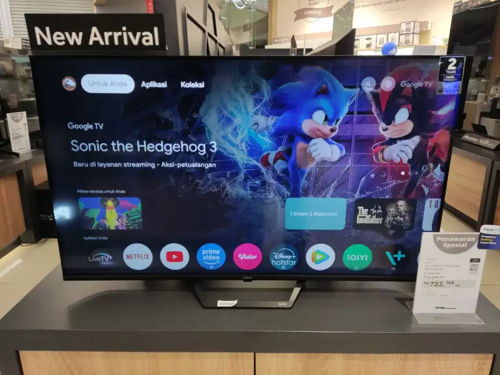 AQUA LED GOOGLE TV 4K 43