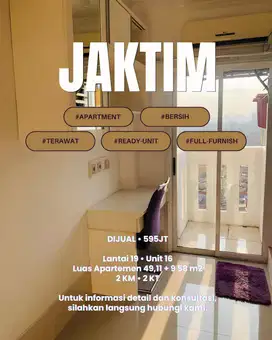 DIJUAL CEPAT APARTEMEN CASABLANCA DI JAKARTA TIMUR BERSIH DAN TERAWAT