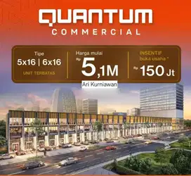 Ruko Quantum summarecon serpong hadap jalan!usaha apa aja pasti untung