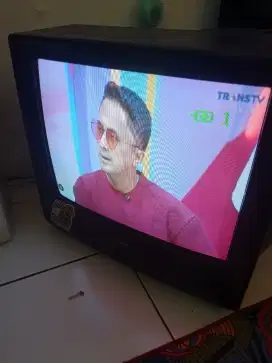 Tv 21 inch dan stb remote