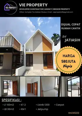 DIJUAL CEPAT !! NEGO SAMPE DEAL  Rumah siap huni di Jatiasih