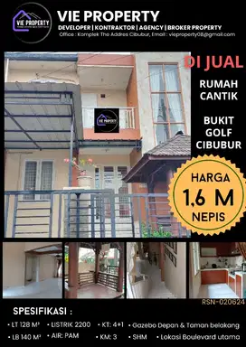 BANTING HARGA! DIJUAL CEPAT, RUMAH DI BOULEVARD UTAMA BUKIT GOLF