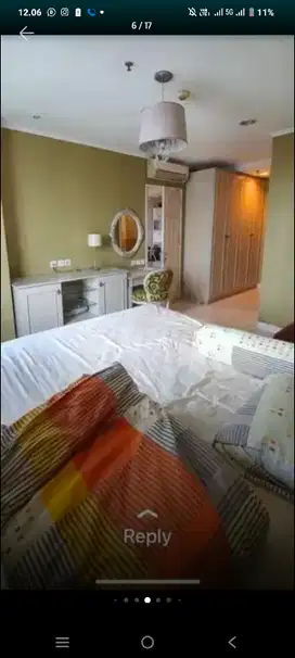 sewa apartemen Frenchwalk MOI , view city , Furnish rapi  bersih