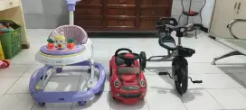 Baby Walker, sepeda roda 3, mobilan anak murah