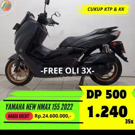 KREDIT DP CUMA 500RIBU YAMAHA NEW NMAX 155 TAHUN 2022 SEKEN BERGARANSI