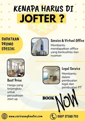 Promo Lebaran Virtual Office Menara Jamsostek hanya 2,5 juta