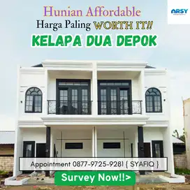 Booking 3JT, Cicilan FLAT! Free Biaya2, Start 900 JTan At Kelapa dua