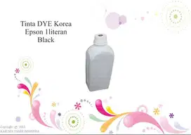 Tinta DYE Korea Epson 1literan Black Murah