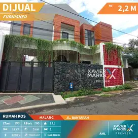 Dijual Rumah Kos Furnish Dekat Berbagai Kampus di Bantaran Malang