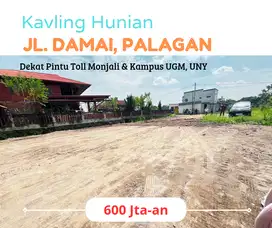 Area Premium Jl. Damai Palagan, Untuk Villa Homestay, View Merapi