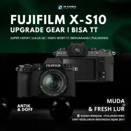 Gratis Memori! SUPER FUJIFILM X-S10 KIT KAMERA FUJI PRO FUJINON 4K