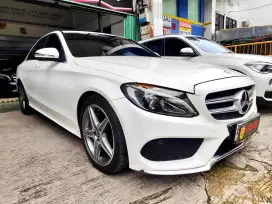 KM30rb MERCEDES BENZ MERCY C200 AMG 2018 PUTIH