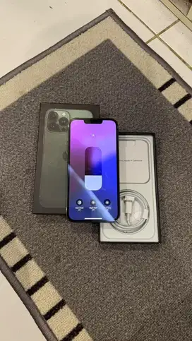 Dijual Iphone 13 Pro 256GB Alphine Green Lengkap Terdaftar