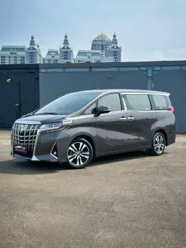 Rare, Graphite Coklat Metallic TOYOTA ALPHARD 2.5 G ATPM 2019 / Abu