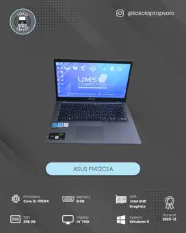 ASUS P1412CEA INTEL Core i3-1115G4 RAM 8GB SSD 256GB FHD