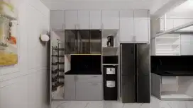Jasa interior design kitchen set modern