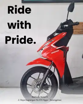 Honda Beat Cbs Tahun 2024 Siap Pantau , Lukman