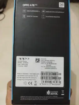 Dijual oppo a78 masih mulus