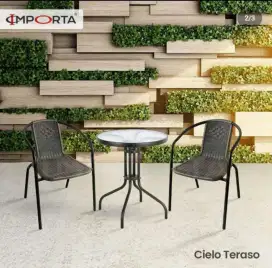 Kursi teras minimalis set besi