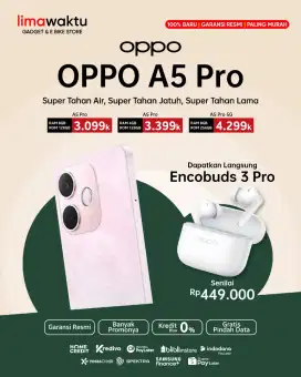 Oppo a5 pro free enco buds dan accessories lain nya
