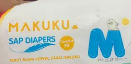 Makuku SAP Diapers size M Jumbo (66 pcs)