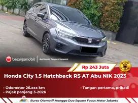 [ LOW KM ] Honda City 1.5 Hatchback HB RS AT Abu 2023/2024